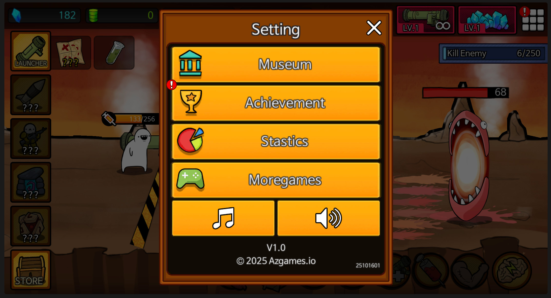 Rocket Fortress Settings